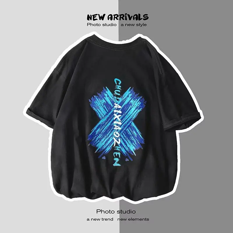Letter Print T-shirt Womens Mens Loose Ins Bf Harajuku Tshirt Korea 2021 New Summer Fashion Oversize T Shirt Streetwear Couples
Letter Print T-shirt Womens Mens Loose Ins Bf Harajuku Tshirt Korea 2021 New Summer Fashion Oversize T Shirt Streetwear Couples