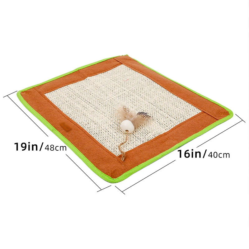 Sisal Cat Scratcher Board Scratching Post Mat Toy Soft Bed Mat Claws Care Pet Toy Protecting Scratching Furniture Post Cat Toy
Sisal Cat Scratcher Board Scratching Post Mat Toy Soft Bed Mat Claws Care Pet Toy Protecting Scratching Furniture Post Cat Toy
