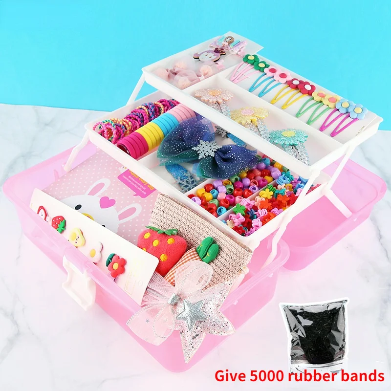 Children's Hair Accessories Largecapacity Jewelry Box Girls Cute Hairpins Rubber Band Headdress Baby Jewelry Desktop Storage Box
Children's Hair Accessories Largecapacity Jewelry Box Girls Cute Hairpins Rubber Band Headdress Baby Jewelry Desktop Storage Box