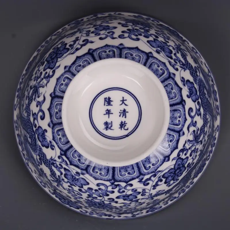 5.1" China Jingdezhen Ceramics Porcelain Blue-and-white Wtangbranches Lotus Flower Cut Across Flower Dragon Small Bowl
5.1" China Jingdezhen Ceramics Porcelain Blue-and-white Wtangbranches Lotus Flower Cut Across Flower Dragon Small Bowl