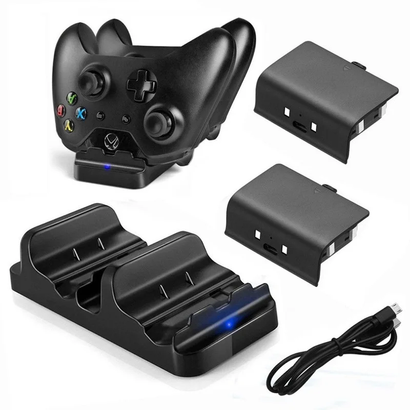 Док станция с 2 аккумуляторами для XBOX ONE/Xbox One S/Xbox One|Батареи| |
