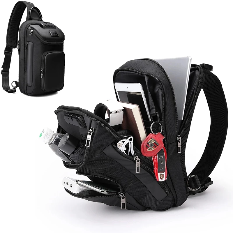 2021 Men OXford Waterproof Multifunction Shoulder Bag Crossbody Bags Messenger Chest Bag Short Trip Travel Pack for Male
2021 Men OXford Waterproof Multifunction Shoulder Bag Crossbody Bags Messenger Chest Bag Short Trip Travel Pack for Male