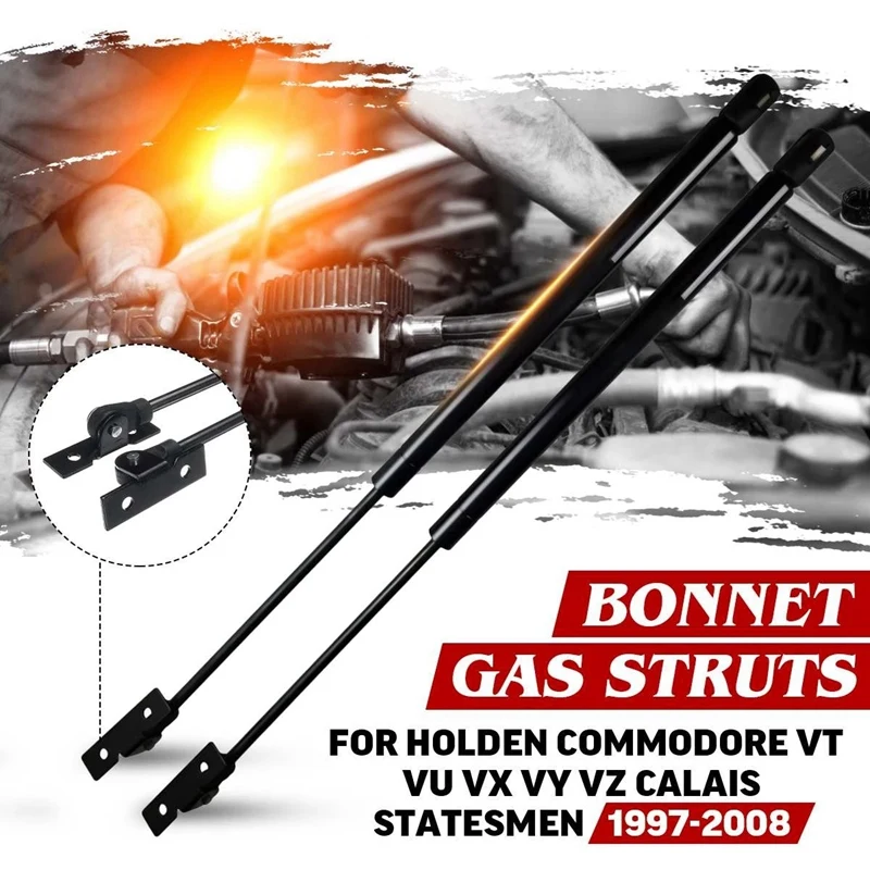 

Gas Struts Hood Lift Support Bar for Holden Commodore VT VX VU VY VZ 1997-2008 for Calais Statesmen WH WK WL 1997-2006