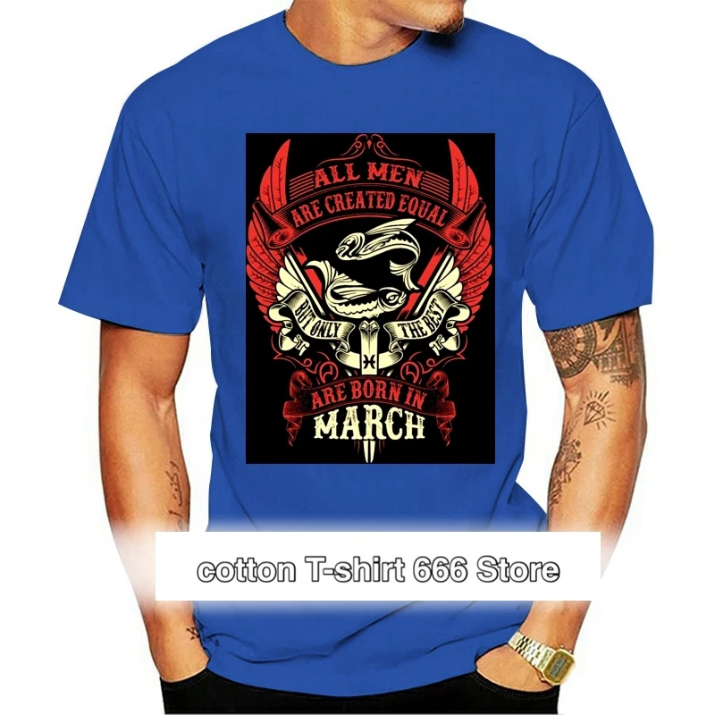 Camiseta de manga corta para hombre y mujer, camiseta divertida de cumpleaños para el mejor nacido en March Pisces
Camiseta de manga corta para hombre y mujer, camiseta divertida de cumpleaños para el mejor nacido en March Pisces