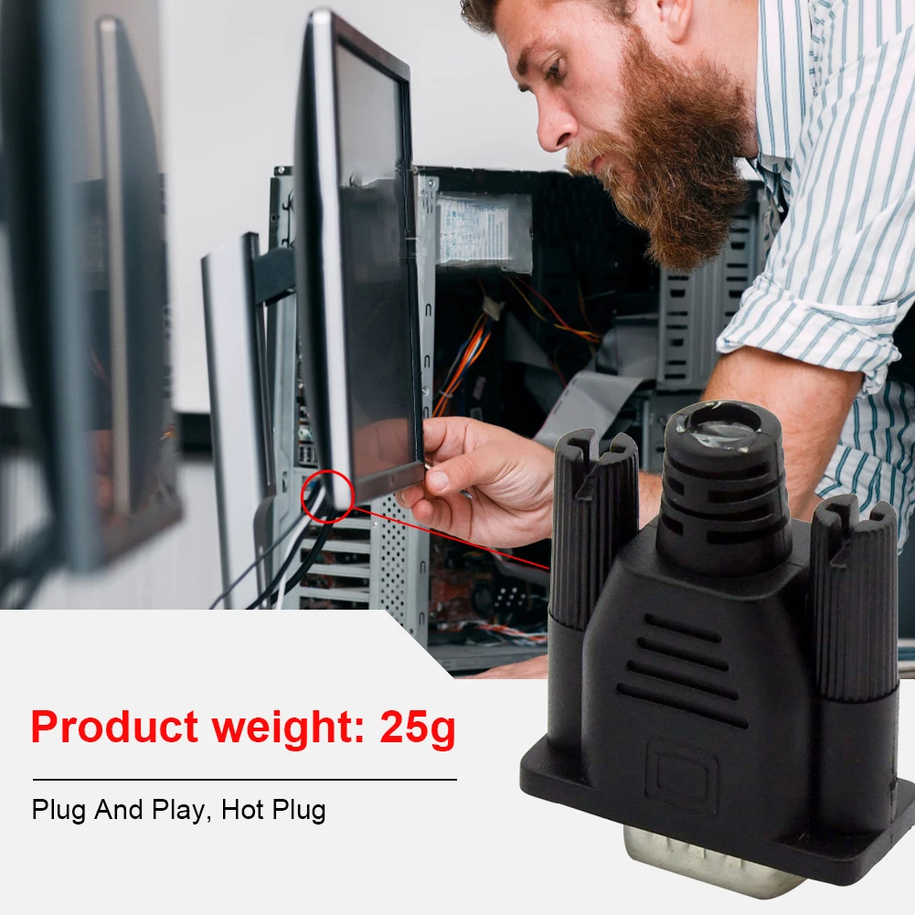 VGA EDID Dummy Plug Replacement 1080P 60Hz Headless Ghost Display Emulator for Headless PC Computer Accessories
VGA EDID Dummy Plug Replacement 1080P 60Hz Headless Ghost Display Emulator for Headless PC Computer Accessories