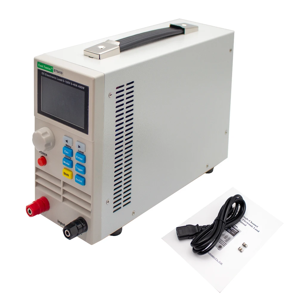 ET5410 Electrical Load 150V 40A/15A 400W Professional Programmable Digital DC Load Electronic Battery Tester Load Meter
ET5410 Electrical Load 150V 40A/15A 400W Professional Programmable Digital DC Load Electronic Battery Tester Load Meter