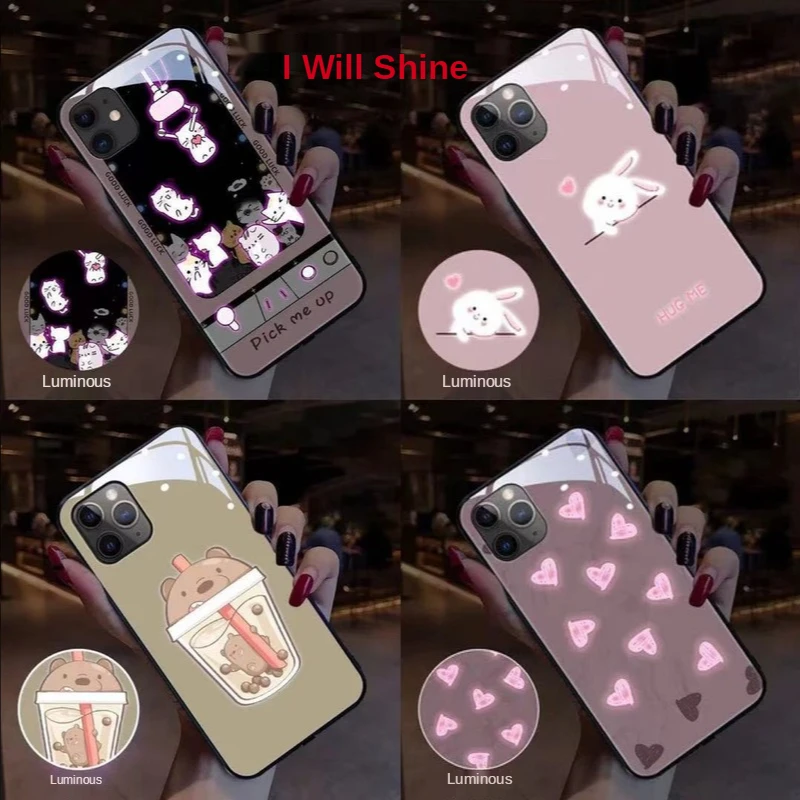 Телефонные чехлы со светодиодной вспышкой для iPhone 13 12mini 11 8 7 6 6s Plus XS Max XR X SE 2020, светящаяся задняя крышка, аксессуары
Телефонные чехлы со светодиодной вспышкой для iPhone 13 12mini 11 8 7 6 6s Plus XS Max XR X SE 2020, светящаяся задняя крышка, аксессуары