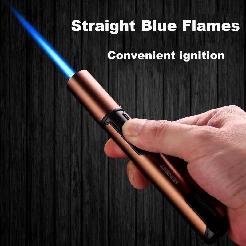 Long Windproof Straight Spray Gun,Visible Transom Cigar Lighter Outdoor Kitchen Lighter Adjustable Flame Size At The Bottom
Long Windproof Straight Spray Gun,Visible Transom Cigar Lighter Outdoor Kitchen Lighter Adjustable Flame Size At The Bottom