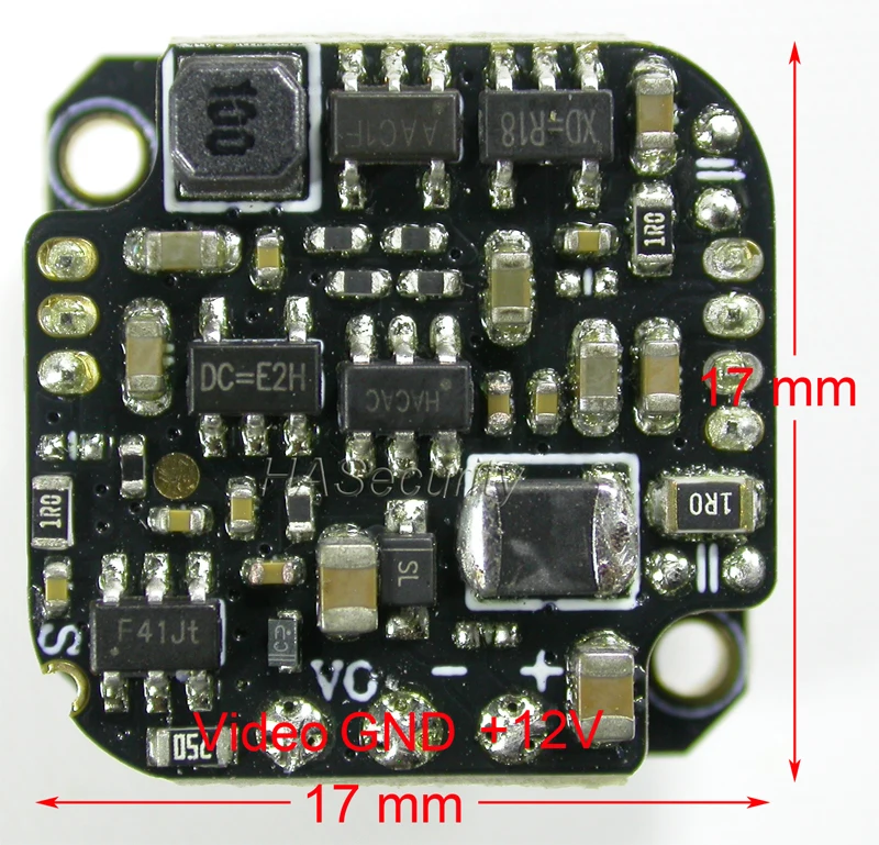 Мини 17x17 мм AHD H (1080P) 1/2.8 &quotSony STARVIS IMX307 CMOS сенсор + C5 DSP камера видеонаблюдения PCB