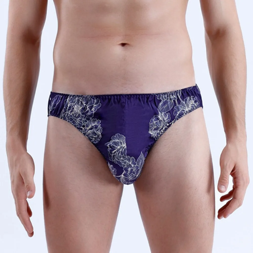 Male 100% Silk Briefs Solid Color Men's Sexy Underwear Breathable Underpants Scrotum Bulge Panties gays Erotic Lingerie Knickers
Male 100% Silk Briefs Solid Color Men's Sexy Underwear Breathable Underpants Scrotum Bulge Panties gays Erotic Lingerie Knickers