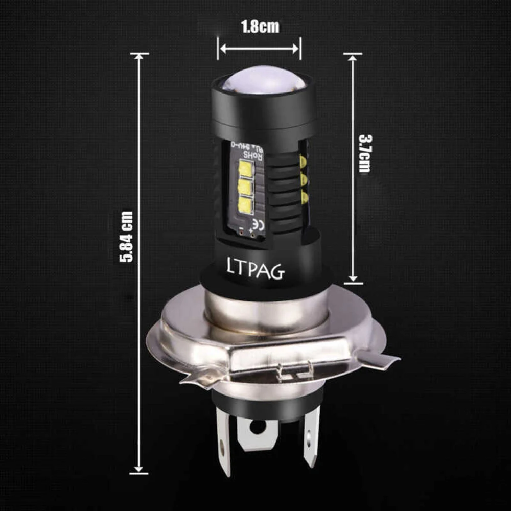 Beam LED Lights White Replacement Conversion Aluminum Alloy DC 12V-24V