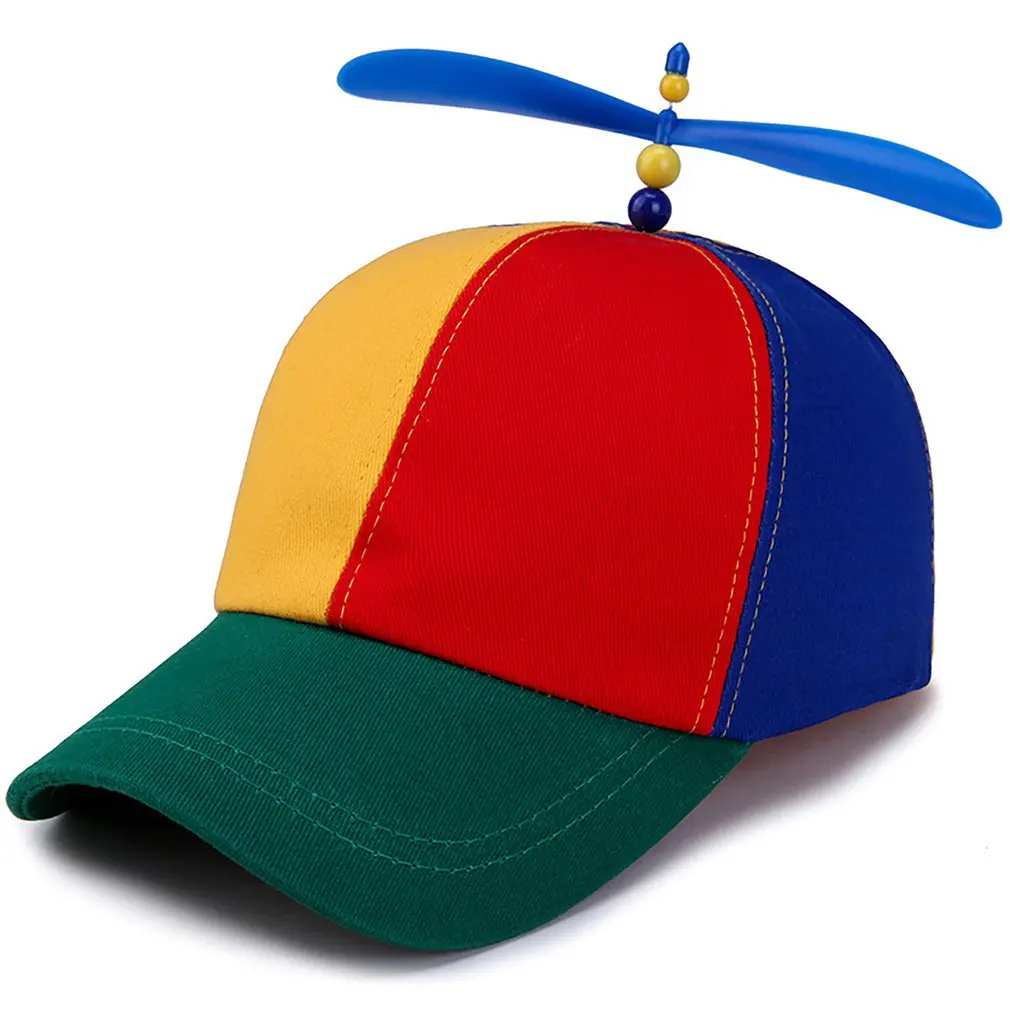 Fashionable Colorful Bamboo Dragonfly Patchwork Baseball Cap Adult Detachable Helicopter Propeller Funny Adventure Dad Hat
Fashionable Colorful Bamboo Dragonfly Patchwork Baseball Cap Adult Detachable Helicopter Propeller Funny Adventure Dad Hat