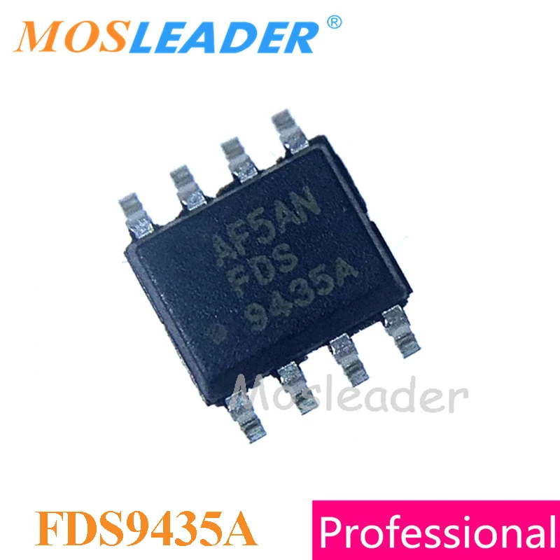Mosleader FDS9435A SOP8 500PCS FDS9435 Single P-Channel 20V, сделано в Китае, 30V, высокое качество
Mosleader FDS9435A SOP8 500PCS FDS9435 Single P-Channel 20V, сделано в Китае, 30V, высокое качество
