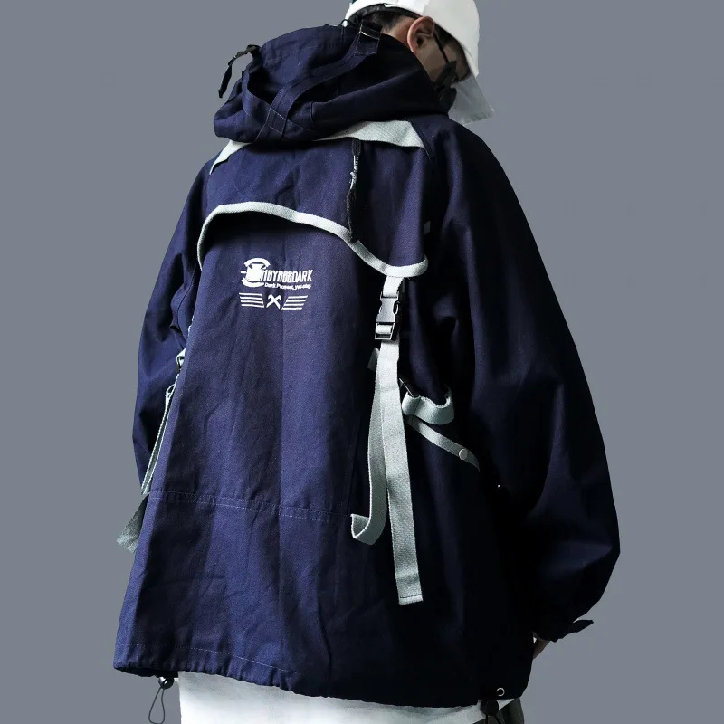 High Street Patchwork Cargo Jackets Coats Men Japanese Dark Webbing Bomber Jacket Harajuku Street Style Hooded jackets Techwear
High Street Patchwork Cargo Jackets Coats Men Japanese Dark Webbing Bomber Jacket Harajuku Street Style Hooded jackets Techwear