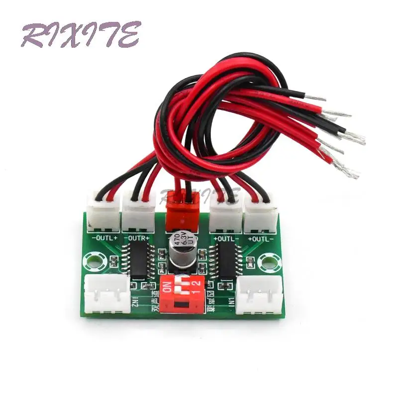 Плата цифрового усилителя звука Mini PAM8403 DC5V 4 канала DIY 3 Вт * стерео усилитель с