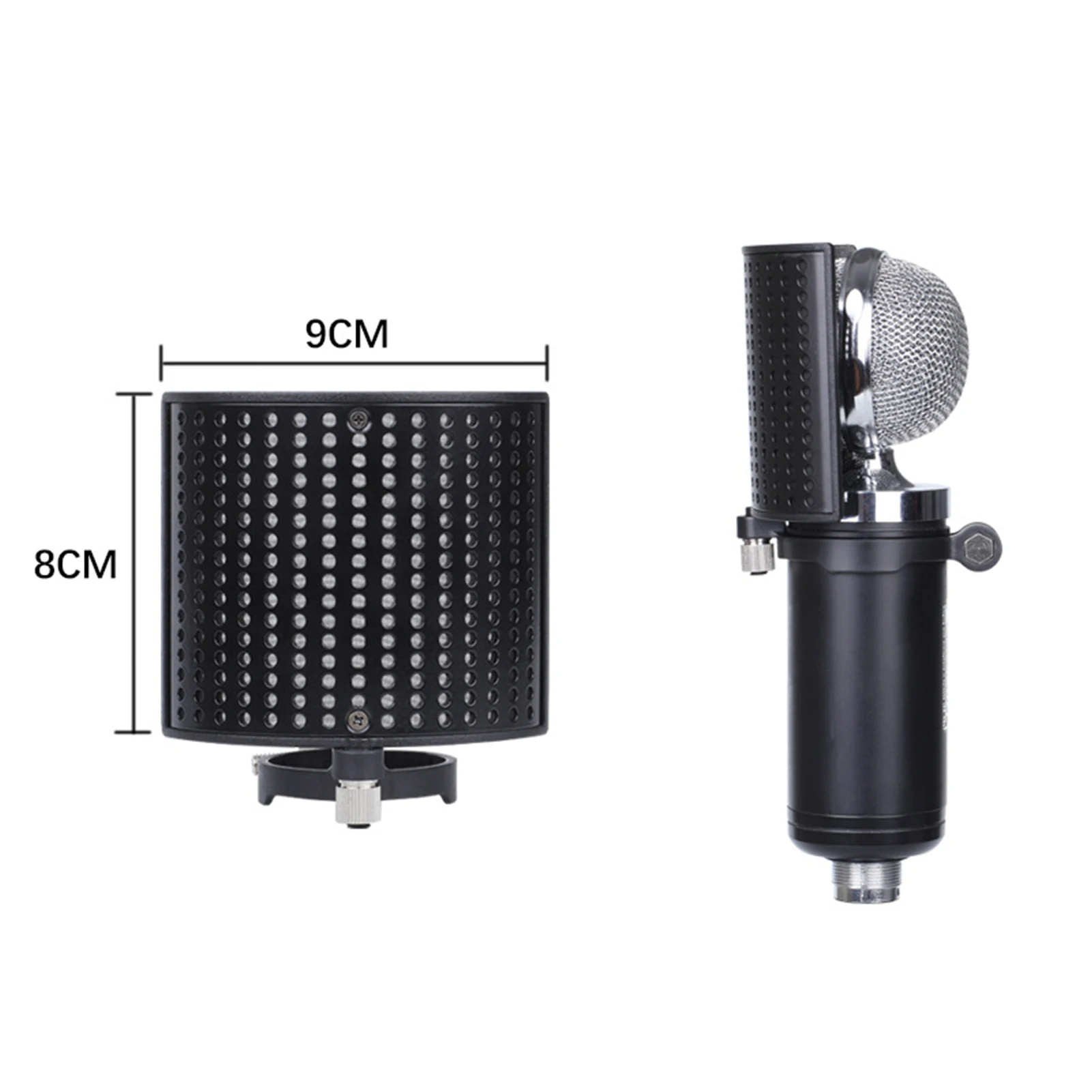 Mic Filter Screen Protective Microphone Pop Filter Shield Professional Broadcast Studio Microphone Pop Filter Wind Screen Shield
Mic Filter Screen Protective Microphone Pop Filter Shield Professional Broadcast Studio Microphone Pop Filter Wind Screen Shield