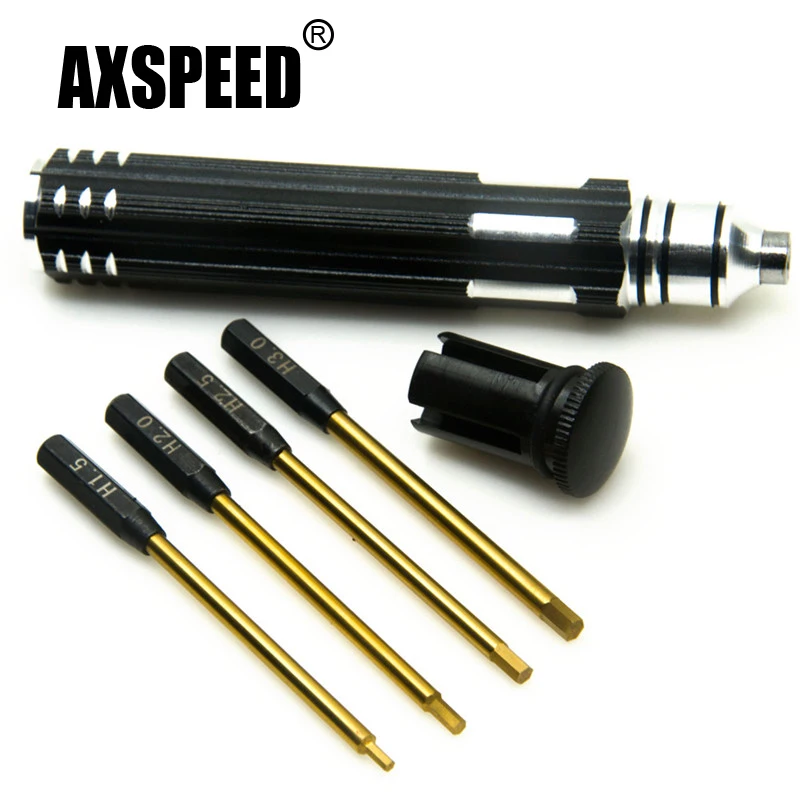 Шестигранная Отвертка AXSPEED 1 5/2/2 5/3 мм 4 в набор для ремонта радиоуправляемых
