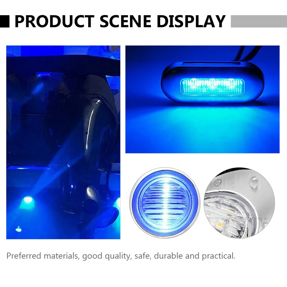 2pcs Bright RV Indicator Light Useful Yacht Turning Signal Marker Light
2pcs Bright RV Indicator Light Useful Yacht Turning Signal Marker Light