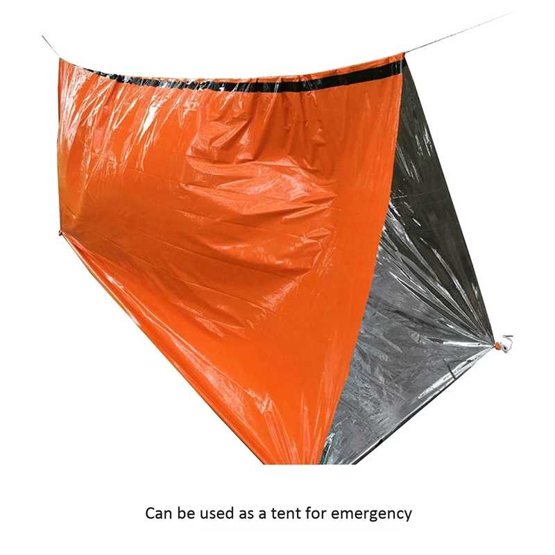 Аварийный спальный мешок для выживания аварийное одеяло легкий тепловой с