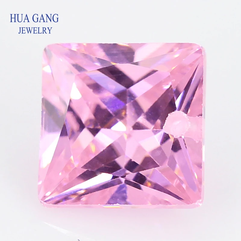 Single Hole AAAAA Square Shape Pink Cubic Zirconia Stone For Jewerly Making 4x4~12x12 High Quality
Single Hole AAAAA Square Shape Pink Cubic Zirconia Stone For Jewerly Making 4x4~12x12 High Quality