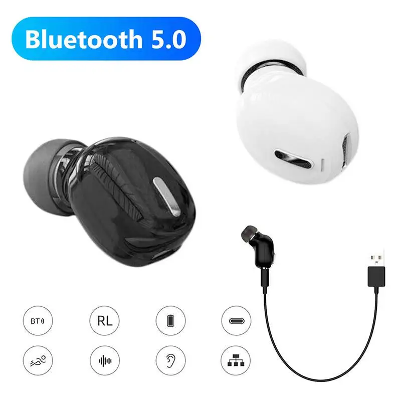 Mini Wireless Bluetooth 5.0 Earphone X9 in Ear Sport with Mic Handsfree Headset Earbuds For Samsung Huawei All Phone Earphones
Mini Wireless Bluetooth 5.0 Earphone X9 in Ear Sport with Mic Handsfree Headset Earbuds For Samsung Huawei All Phone Earphones
