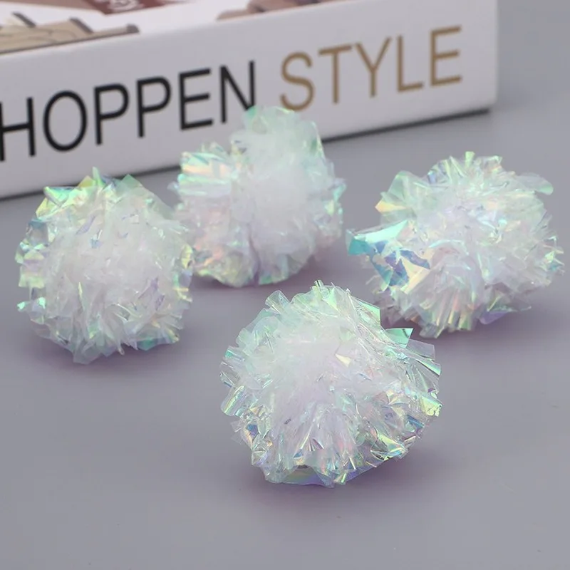4pcs Holographic Crinkle Ball Cat Toy Candy Color Paper Ball Kitten Supplies Pets Cat Toys Pet Products Simulation Crystal Ball
4pcs Holographic Crinkle Ball Cat Toy Candy Color Paper Ball Kitten Supplies Pets Cat Toys Pet Products Simulation Crystal Ball