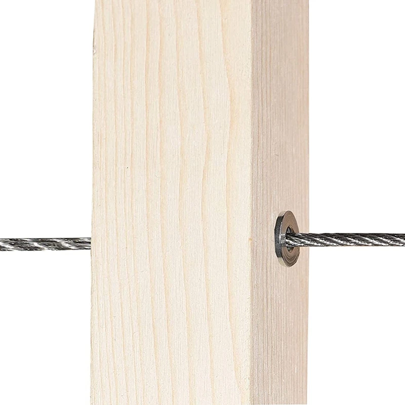 HOT 200 Pack T316 Stainless Steel Protector Sleeves for 1/8 inch Wire Rope Cable Railing, DIY Balustrade
HOT 200 Pack T316 Stainless Steel Protector Sleeves for 1/8 inch Wire Rope Cable Railing, DIY Balustrade