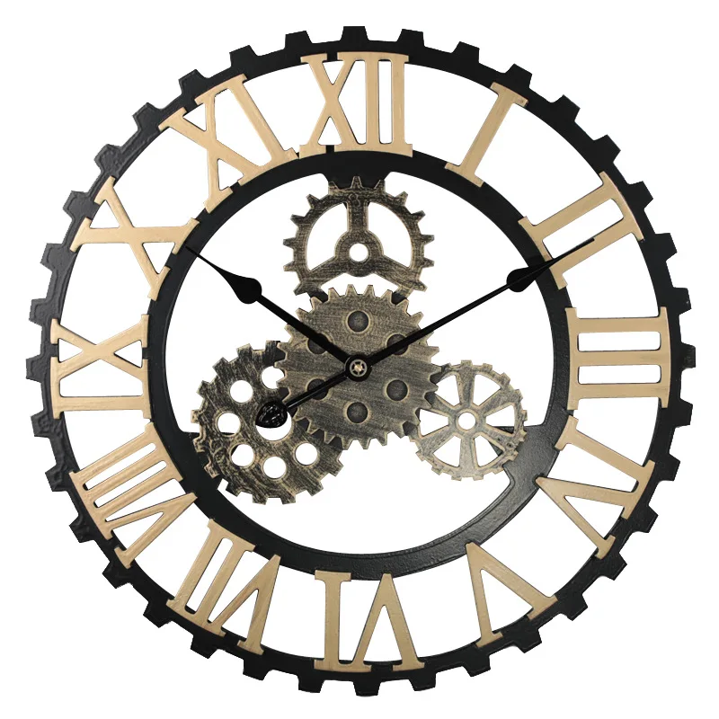 American Retro Gear Wall Clock Industrial Wind Wall Clock Living Room and Dining Room Decorations Creative Wall Clocks Clock
American Retro Gear Wall Clock Industrial Wind Wall Clock Living Room and Dining Room Decorations Creative Wall Clocks Clock