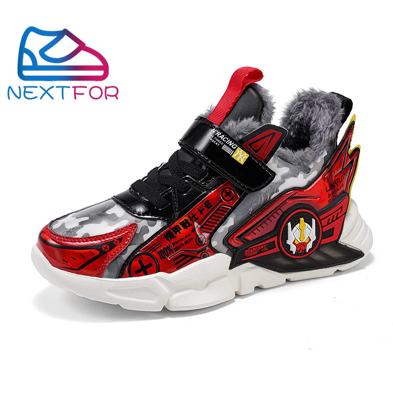 Autumn and Winter Cold Warm Non-Slip Soft Sole Pu Plus Velvet Outdoor Leisure Shoes Blue Red Children Warm Sports Shoes Boy
Autumn and Winter Cold Warm Non-Slip Soft Sole Pu Plus Velvet Outdoor Leisure Shoes Blue Red Children Warm Sports Shoes Boy