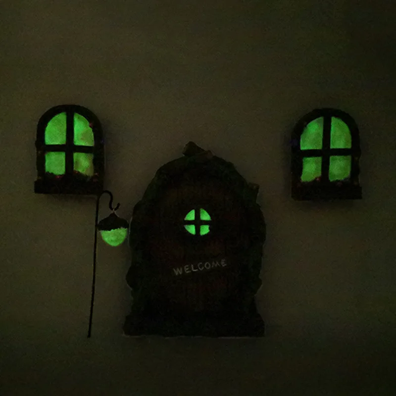 Outdoor Dark Decor Garden Kids Art Accessories Room Glow Decoration Yard Fairy Door And Windoor Art Model
Outdoor Dark Decor Garden Kids Art Accessories Room Glow Decoration Yard Fairy Door And Windoor Art Model