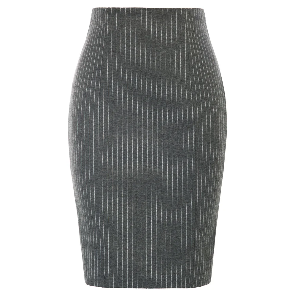 Summer Autumn Skirts Women Pinstripe Bodycon Pencil OL Ladies Slim Fitting High Waist Split Hips-Wrapped Short Skirt Female 2020
Summer Autumn Skirts Women Pinstripe Bodycon Pencil OL Ladies Slim Fitting High Waist Split Hips-Wrapped Short Skirt Female 2020