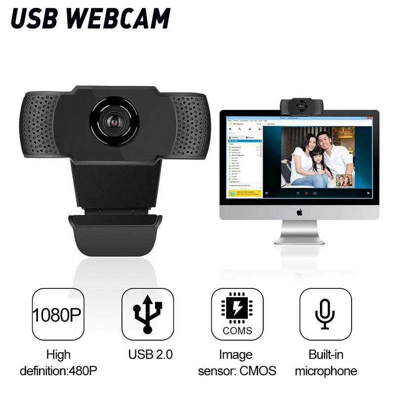 Новая веб-камера 1080P HD веб-камера со встроенным HD микрофоном 1920x1080 USB веб-камера широкоформатное видео 
Новая веб-камера 1080P HD веб-камера со встроенным HD микрофоном 1920x1080 USB веб-камера широкоформатное видео