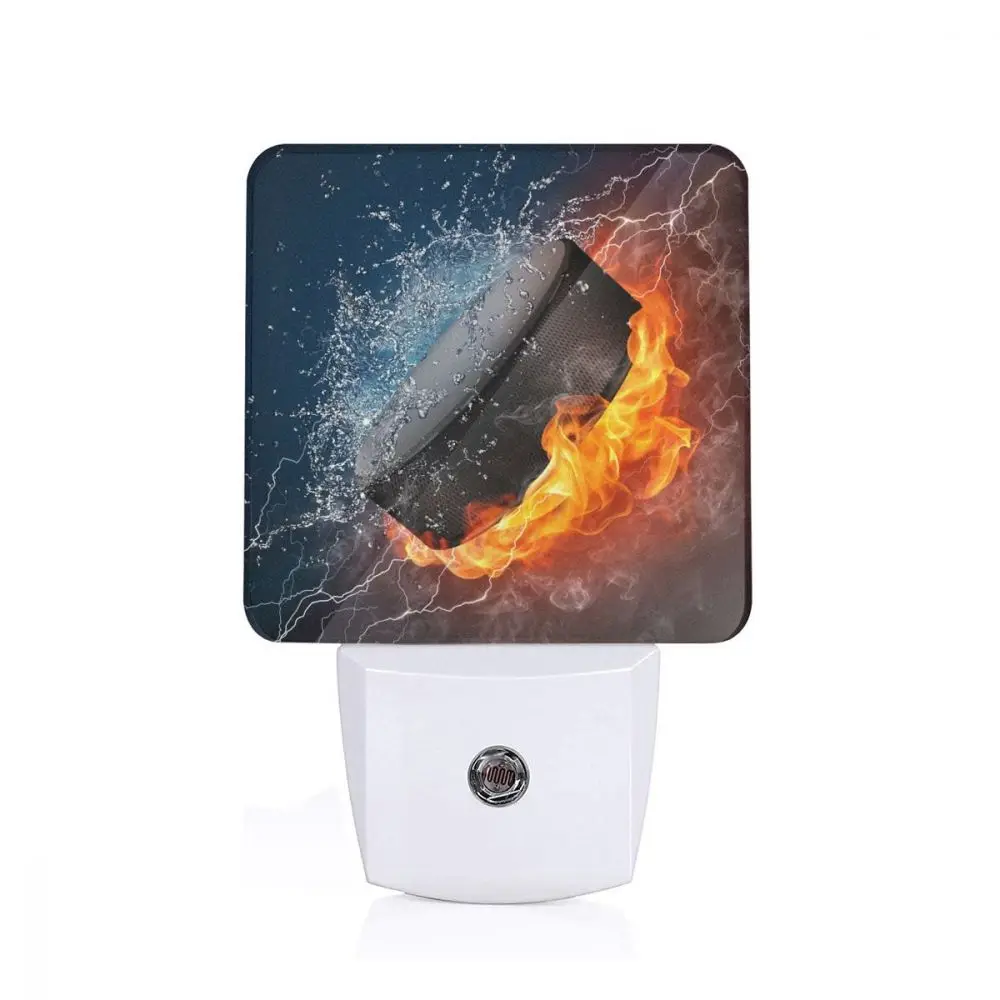 Hockey Puck In Fire And Water Led Night Light Plug in Dusk to Dawn Suitable for Bathroom Hallway Nursery Bedroom Stairs Kitchen
Hockey Puck In Fire And Water Led Night Light Plug in Dusk to Dawn Suitable for Bathroom Hallway Nursery Bedroom Stairs Kitchen