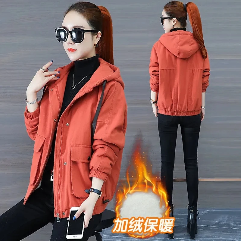 Pai Overcome Cotton Jackets Short Women Winter 2021 New Warm Cotton Padded Coat Jacket Plus Velvet Female Overwear Top
Pai Overcome Cotton Jackets Short Women Winter 2021 New Warm Cotton Padded Coat Jacket Plus Velvet Female Overwear Top