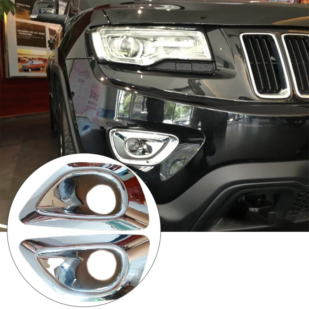 Pair Front Bumper Foglight Cover For Jeep11~18 Grand Cherokee Front Bumper Fog Light Lamp Grille Cover Grill Bezel Trim
Pair Front Bumper Foglight Cover For Jeep11~18 Grand Cherokee Front Bumper Fog Light Lamp Grille Cover Grill Bezel Trim