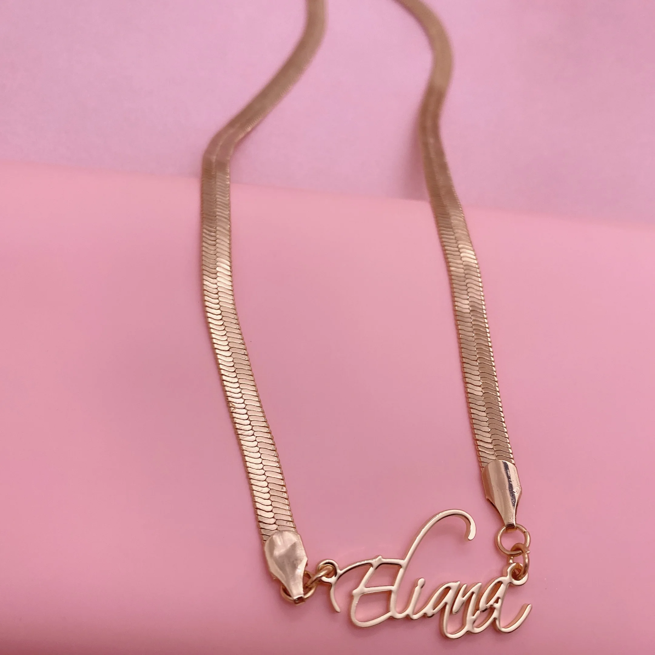 Custom Snake Chain Name Necklace Name Stainless Steel Jewelry Personalized Chain Necklace For Girlfriend Men Women Gift Jewelry
Custom Snake Chain Name Necklace Name Stainless Steel Jewelry Personalized Chain Necklace For Girlfriend Men Women Gift Jewelry