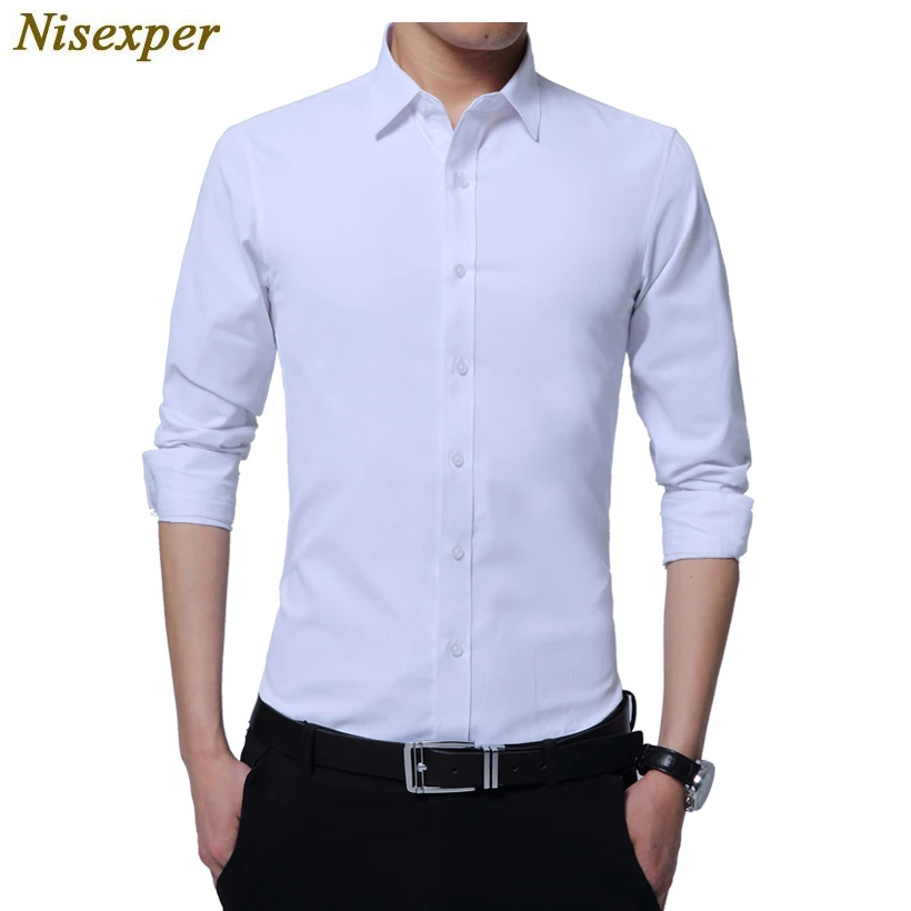 2020 Men Brand Business Shirt Mens Autumn New Fashion Designer Good Quality Solid Shirt Slim Fit Business Shirts Plus Size M-5XL
2020 Men Brand Business Shirt Mens Autumn New Fashion Designer Good Quality Solid Shirt Slim Fit Business Shirts Plus Size M-5XL