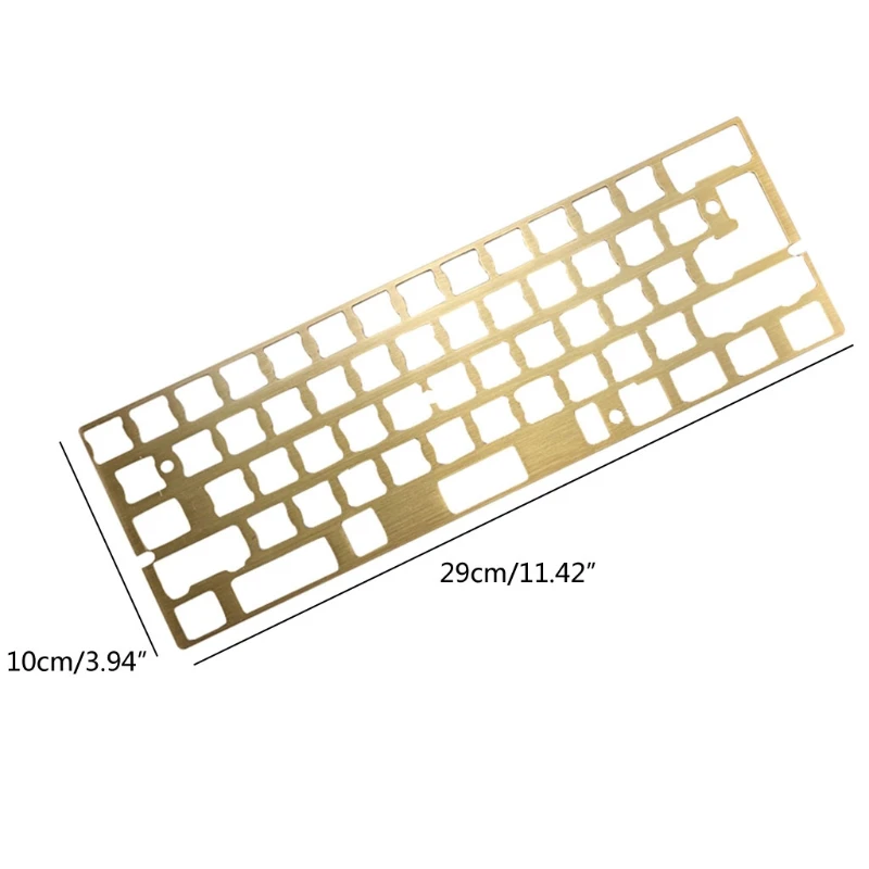Mechanical Keyboard CNC 60 Brass Drawing Concurrence Positioning Plate Support ISO ANSI for GH60 Pcb 60% Keyboard DIY
Mechanical Keyboard CNC 60 Brass Drawing Concurrence Positioning Plate Support ISO ANSI for GH60 Pcb 60% Keyboard DIY