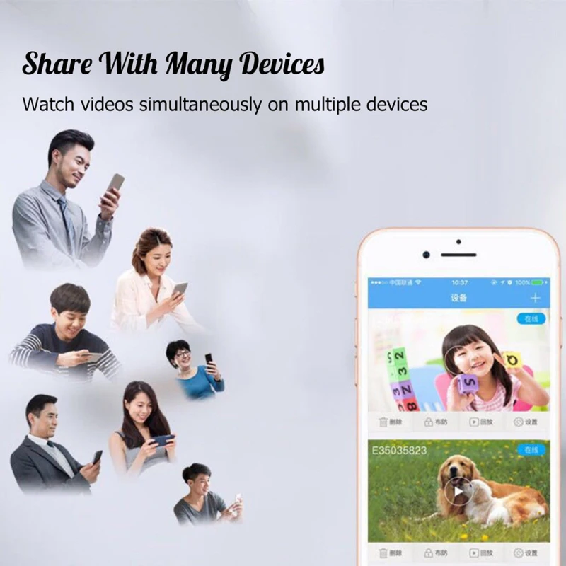 720P Mini Camera Wireless Wifi Security Remote Control Surveillance Night Mobile Detection Camera Home Security
720P Mini Camera Wireless Wifi Security Remote Control Surveillance Night Mobile Detection Camera Home Security