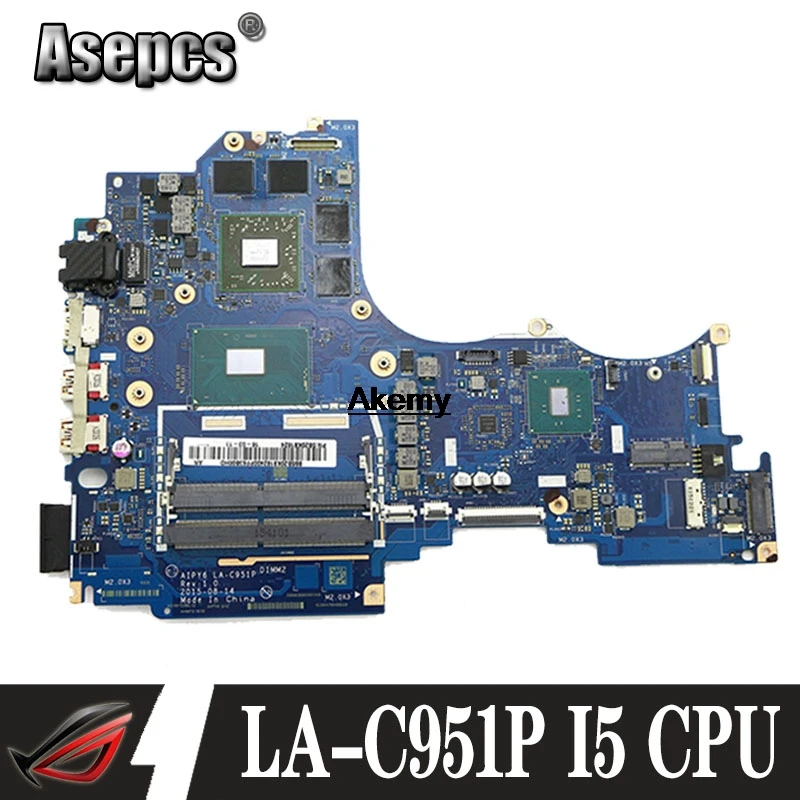 LA C951P материнская плата для ноутбука lenovo Y700 14ISK оригинальная I5 6300HQ R9 M375 2