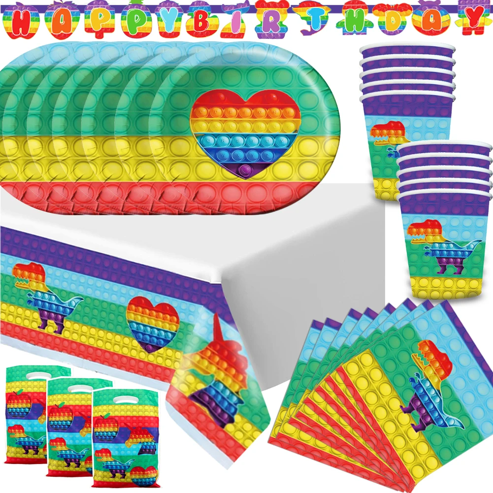 Товары для вечерние Ринок Rainbow Pop It Детский праздник счастливый фотографический торт для будущей матери детская игрушка украшение на день р...
Товары для вечерние Ринок Rainbow Pop It Детский праздник счастливый фотографический торт для будущей матери детская игрушка украшение на день р...