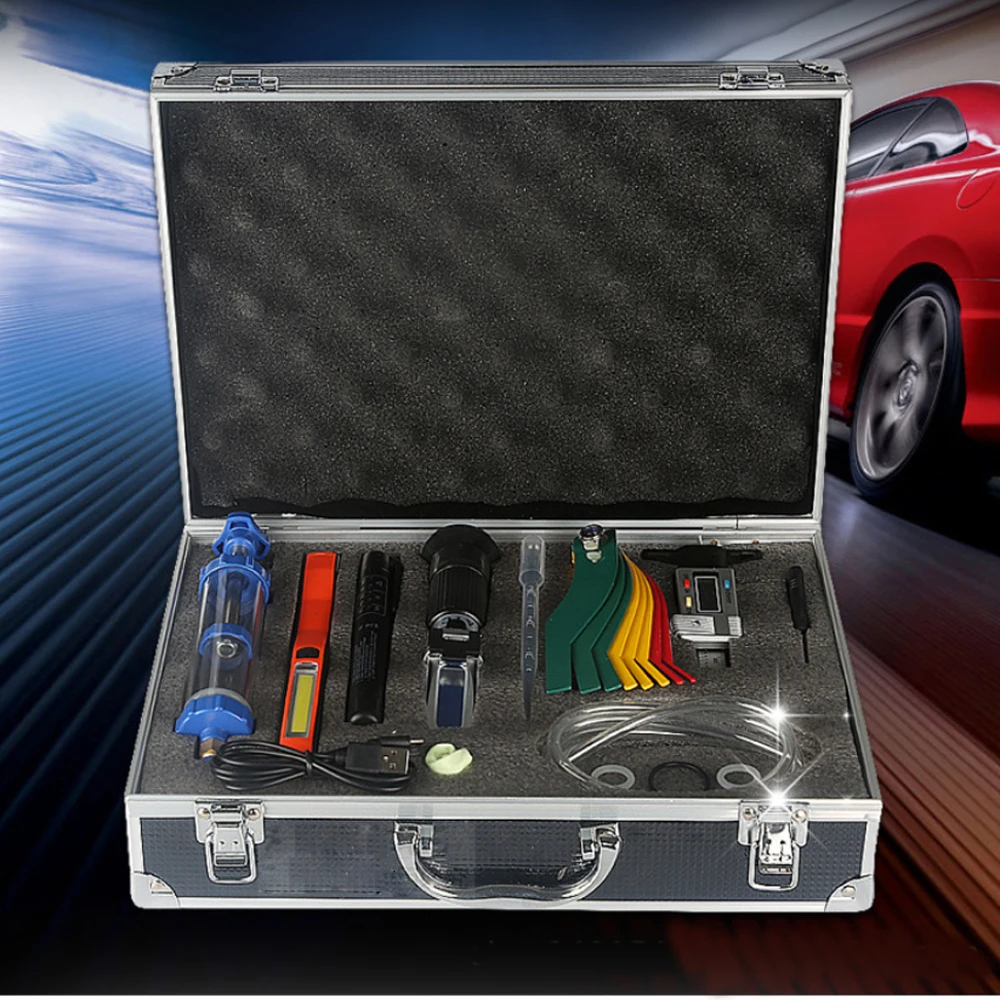 Car Brake Oil Detection Automotive Antifreez Refractometer Freezing Point Oil Comparison Car Repair Kit Tire Tread Ruler Tool
Car Brake Oil Detection Automotive Antifreez Refractometer Freezing Point Oil Comparison Car Repair Kit Tire Tread Ruler Tool