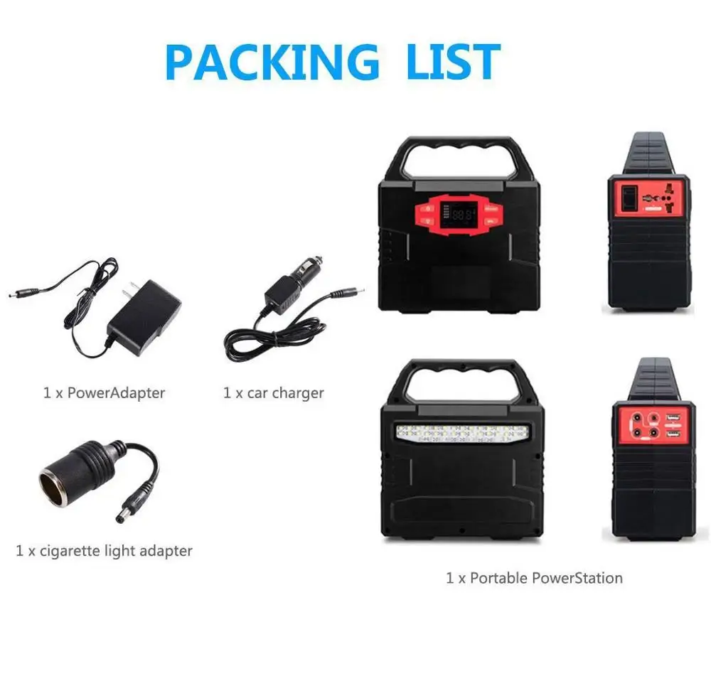 46800mAh Portable Power Station15V 2A DC Cigar Lighter Power Supply Hiking Camping Outdoors Household for Camping Laptop Mobile
46800mAh Portable Power Station15V 2A DC Cigar Lighter Power Supply Hiking Camping Outdoors Household for Camping Laptop Mobile