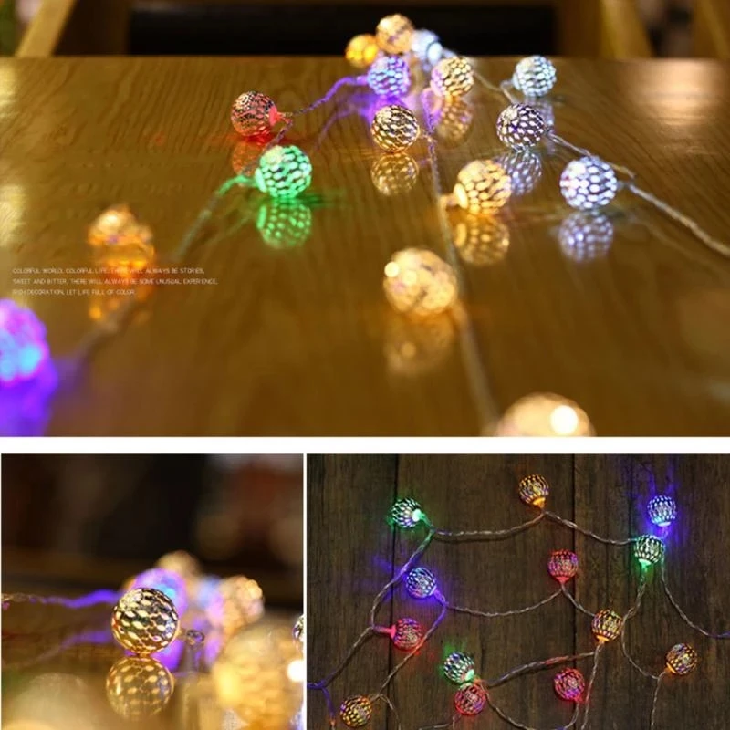 50/100LED Moroccan Ball Solar String Lights Fairy Globe Waterproof Lantern Light Decorative Lighting for Home Garden Party Decor
50/100LED Moroccan Ball Solar String Lights Fairy Globe Waterproof Lantern Light Decorative Lighting for Home Garden Party Decor