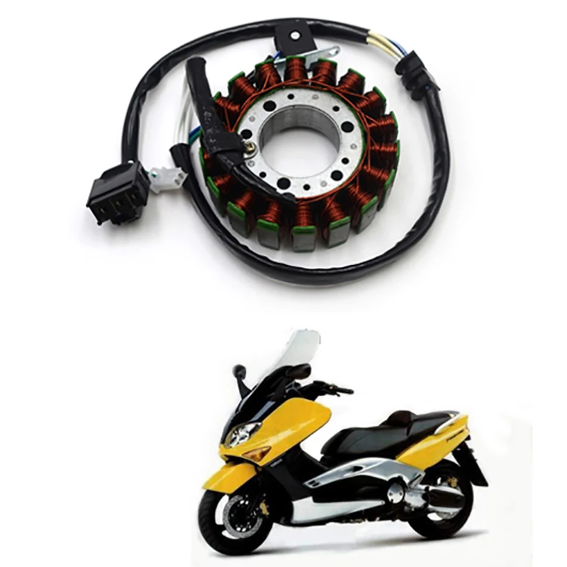 Motorcycle Stator Coil Magnetic Coil Generator Stator for Yamaha XP500 TMAX T-MAX 500 2001-2003 5GJ-81410-01
Motorcycle Stator Coil Magnetic Coil Generator Stator for Yamaha XP500 TMAX T-MAX 500 2001-2003 5GJ-81410-01