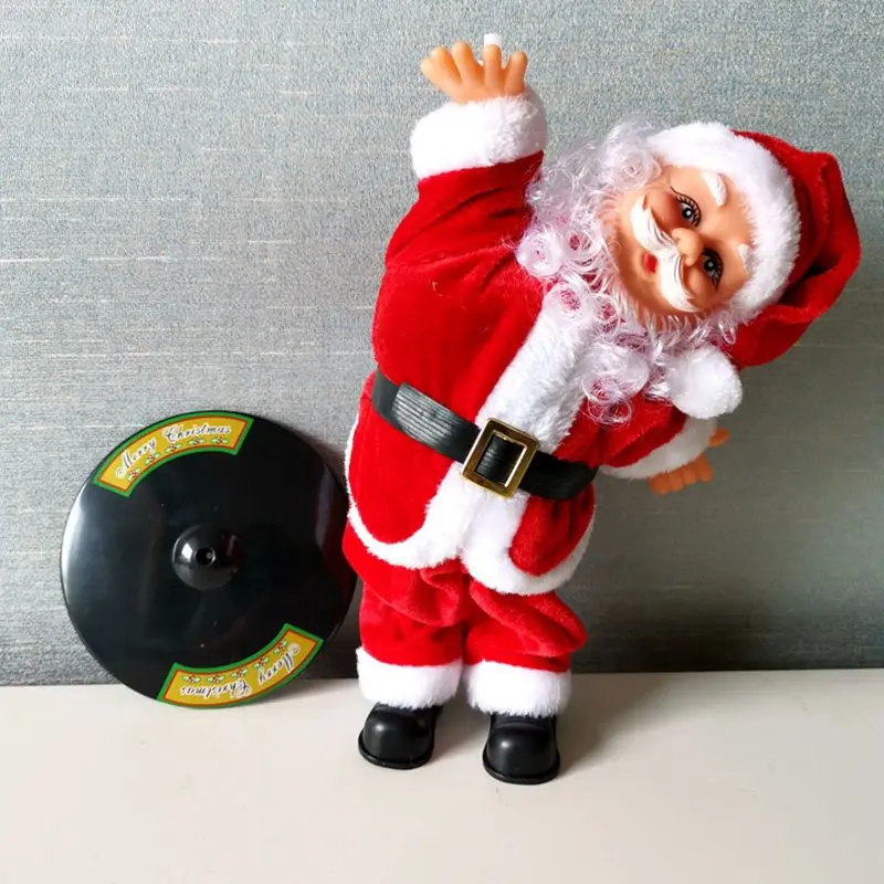 Santa Claus Doll Christmas Electric Inverted Hip-hop With Music Singing Dancing Christmas Gift Kids Funny Toy Xmas Decoration
Santa Claus Doll Christmas Electric Inverted Hip-hop With Music Singing Dancing Christmas Gift Kids Funny Toy Xmas Decoration