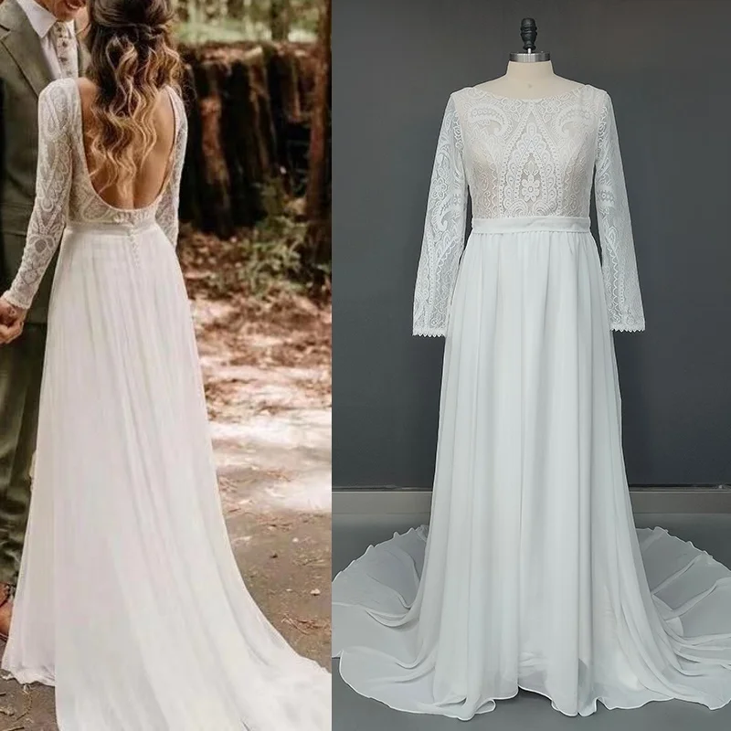 9648 # реальные фотографии богемное шифоновое свадебное платье es с открытым вырезом с длинным рукавом свадебные платья размера плюс свадебное платье кружевное свадебное платье
9648 # реальные фотографии богемное шифоновое свадебное платье es с открытым вырезом с длинным рукавом свадебные платья размера плюс свадебное платье кружевное свадебное платье