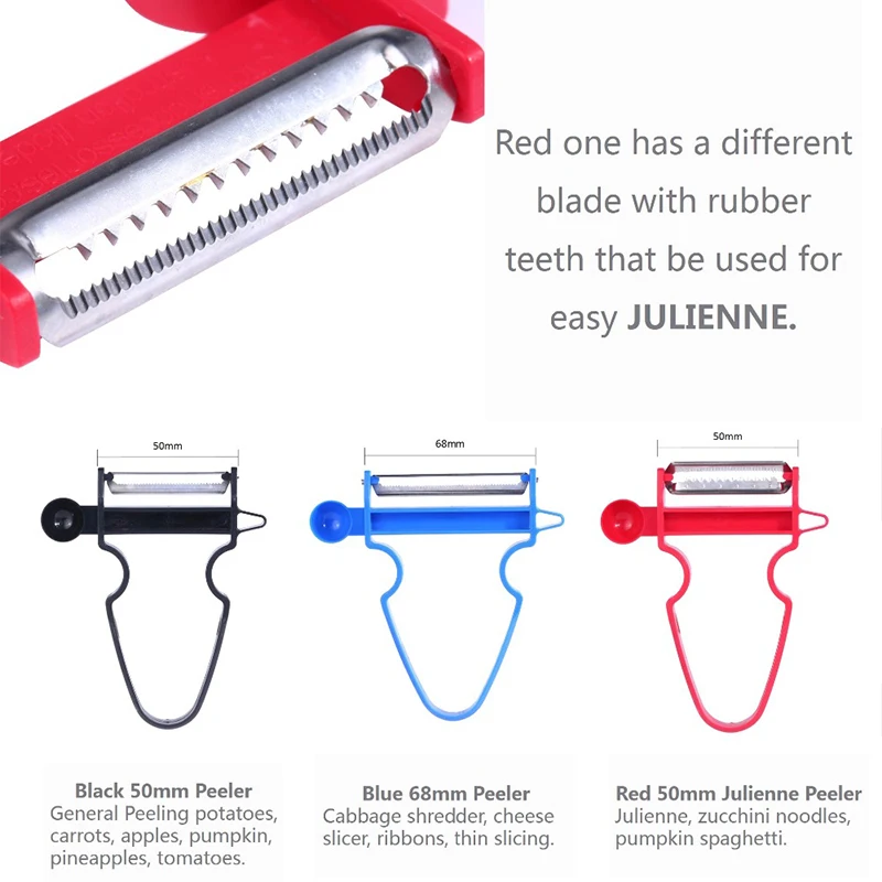Vegetable Peeler Multi-function Fruit Zesters Plastic Handle Pulp Separator Apple Scraper Potato Slicer Tools | Дом и сад