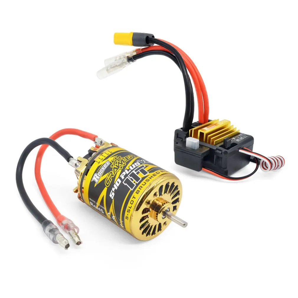 Brushed Motor With 80A ESC ROCKET 540PLUS V2 80A ESC For TRAXXAS For Tamiya For Kyosho Brushed Motor 1/10 1/12 RC Crawler Boat
Brushed Motor With 80A ESC ROCKET 540PLUS V2 80A ESC For TRAXXAS For Tamiya For Kyosho Brushed Motor 1/10 1/12 RC Crawler Boat