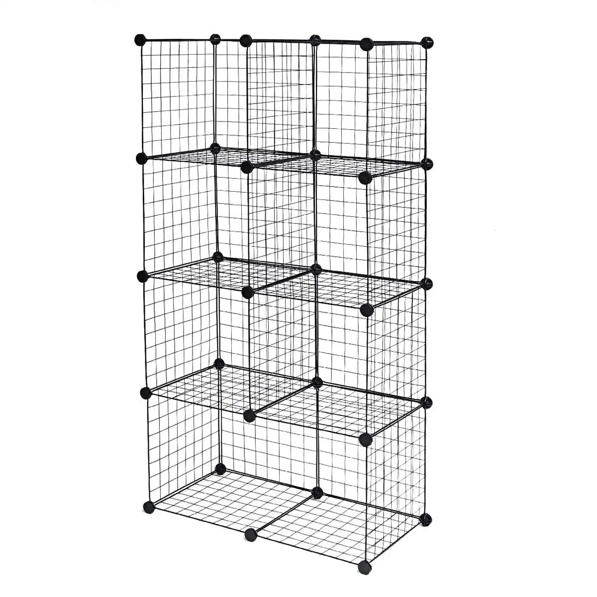 8 Grids Iron Mesh Combination Storage Holder Rack Diy Home Storage Decoration Rack Bookshelf Wardrobe Clothes Cabinet Toy Box 
8 Grids Iron Mesh Combination Storage Holder Rack Diy Home Storage Decoration Rack Bookshelf Wardrobe Clothes Cabinet Toy Box